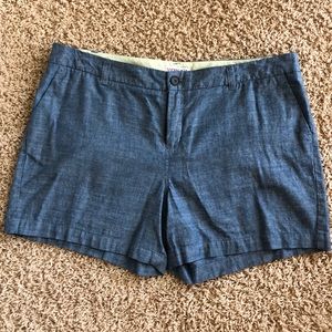 Chambray Shorts